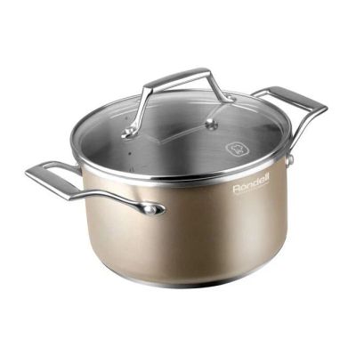 Лот: 3733875. Фото: 1. Кастрюля 20см 3,7л Rondell Champagne... Сковороды и сотейники