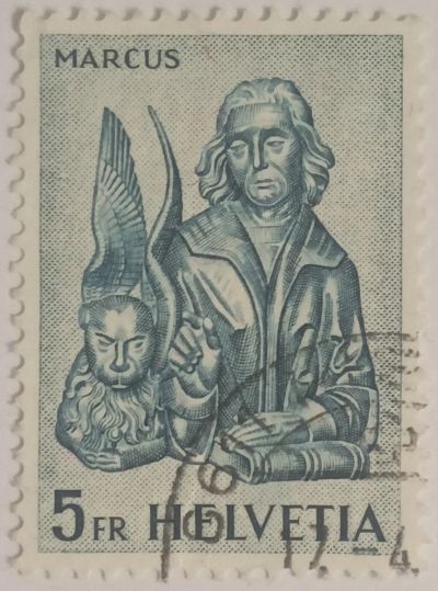 Лот: 25316304. Фото: 1. Марки_Швейцария, 5 Fr. - Швейцарский... Марки