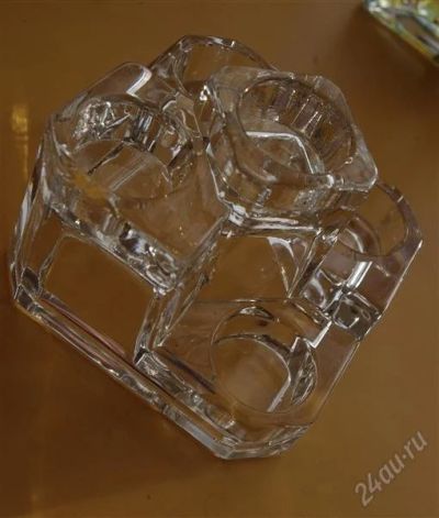 Лот: 1370342. Фото: 1. хрустальный подсвечник. Аксессуары