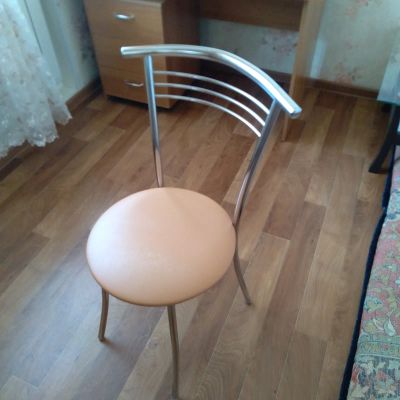 Лот: 23357153. Фото: 1. Стулья с хромированным корпусом. Столы, стулья, обеденные группы