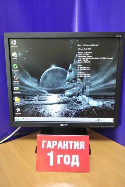 Лот: 16226533. Фото: 1. Монитор acer v 173 (11075480). ЖК-мониторы