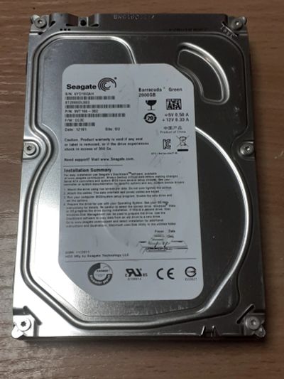 Лот: 22184320. Фото: 1. Жесткий диск 2000gb HDD 2TB Seagate... Жёсткие диски