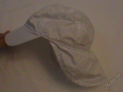 Лот: 5677193. Фото: 1. Белая бейсболка сзащитой шеи. Головные уборы