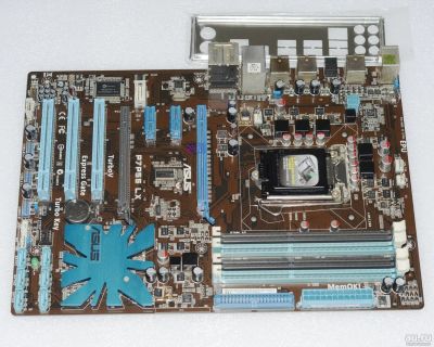 Лот: 12782771. Фото: 1. ASUS P7P55 LX/ LGA1156. Комплект... Материнские платы