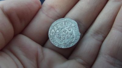 Лот: 9991553. Фото: 1. Редкость. Рижский шиллинг 1599... Россия до 1917 года