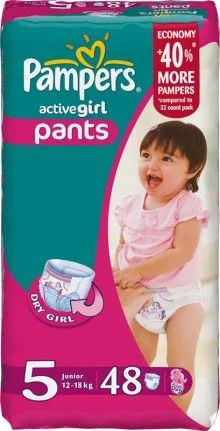 Лот: 3467504. Фото: 1. Трусики pampers active girl, размер... Детская гигиена