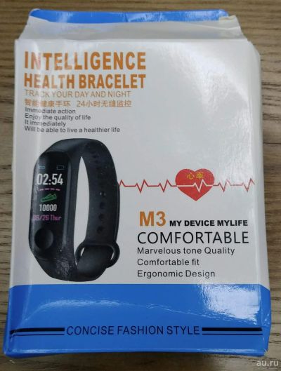Лот: 14068322. Фото: 1. Фитнес браслет Smart Band M3. Смарт-часы, фитнес-браслеты, аксессуары