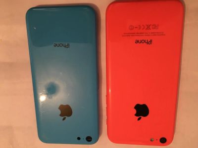 Лот: 7143828. Фото: 1. 2 крышки задние iPhone 5c. Корпуса, клавиатуры, кнопки