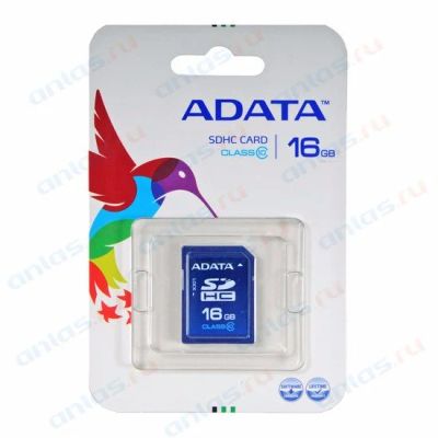 Лот: 11844579. Фото: 1. Карта памяти SDHC 16GB adata Class... Карты памяти