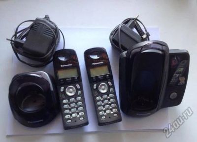 Лот: 5741107. Фото: 1. Panasonic KX-TCD217 беспроводной... DECT и радиотелефоны