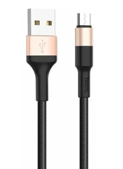 Лот: 20256930. Фото: 1. Кабель MicroUSB(m) - USB(m) HOCO... Дата-кабели, переходники