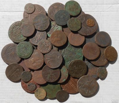 Лот: 17462116. Фото: 1. Монеты Российской Империи 60 штук... Россия до 1917 года