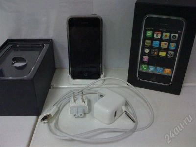 Лот: 620339. Фото: 1. apple iphone 2g 8gb полный комплект... Смартфоны