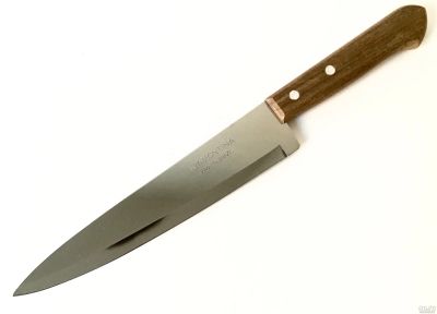 Лот: 13808038. Фото: 1. 🔪Нож Tramontina кухонный поварской... Столовые приборы, ножи