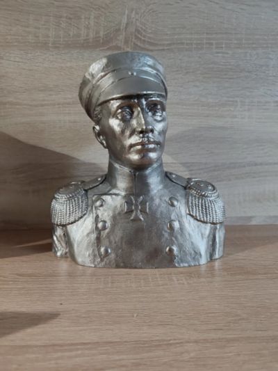 Лот: 25545522. Фото: 1. Бюст нахимов силумин. Предметы интерьера и быта