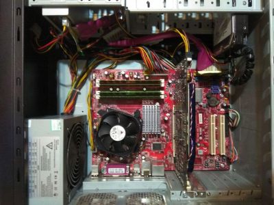 Лот: 15223114. Фото: 1. Системный блок (CPU Q6600,RAM... Компьютеры в сборе