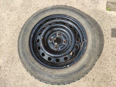 Лот: 20504577. Фото: 1. Колесо R14 4*100 Dunlop 185/60... Шины на дисках