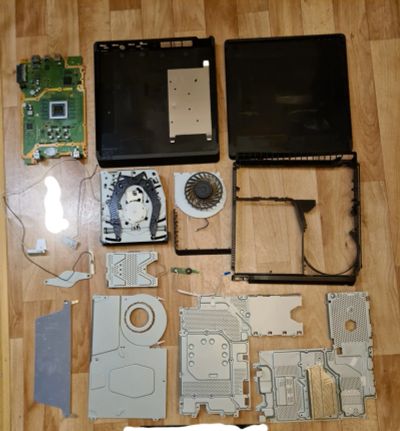 Лот: 16705651. Фото: 1. Кулер вентилятор для PS4 Slim... Запчасти для игровых приставок, консолей