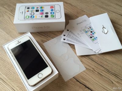 Лот: 9706089. Фото: 1. Iphone 5s 32gb (Gold). Смартфоны