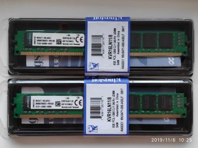 Лот: 14952448. Фото: 1. Память DDR3 16Gb (8Gbx2) 1600MHz... Оперативная память