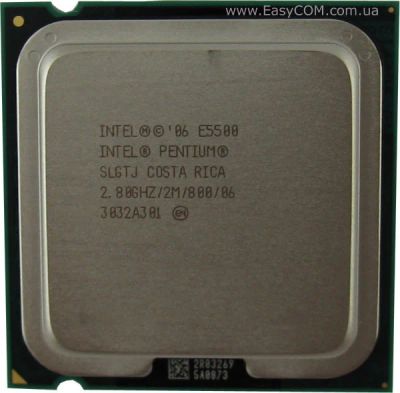 Лот: 7764975. Фото: 1. Процессор Intel Pentium E5500... Процессоры