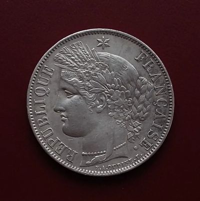 Лот: 20428911. Фото: 1. 5 франков 1851 года. Франция... Европа