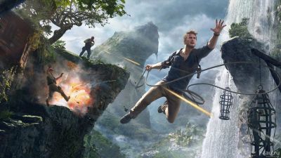 Лот: 17239640. Фото: 1. Uncharted 4 ps4. Игры для консолей
