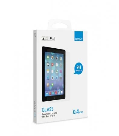 Лот: 4754334. Фото: 1. Deppa Защитное стекло Apple iPad... Защитные стёкла, защитные плёнки