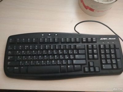 Лот: 15313213. Фото: 1. Клавиатура microsoft basic keyboard... Клавиатуры и мыши
