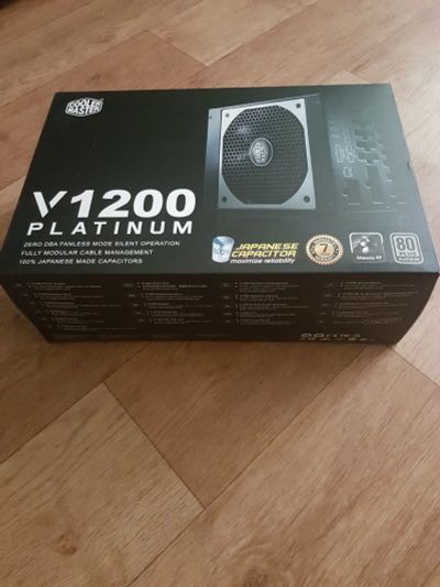 Лот: 13325660. Фото: 1. Блок питания Cooler Master V1200... Корпуса, блоки питания