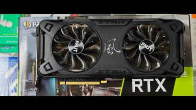 Лот: 25068809. Фото: 1. Видеокарта PALIT RTX 3070 JetStream... Видеокарты