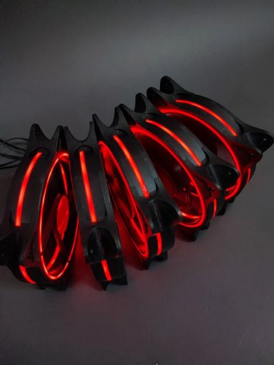 Лот: 11505421. Фото: 1. ledcool.r3.red LED красный кулер... Системы охлаждения
