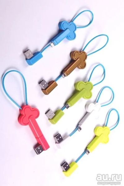 Лот: 9814183. Фото: 1. Кабель USB ключ для Iphone 5,6... Дата-кабели, переходники
