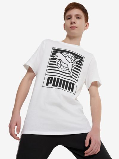 Лот: 25037256. Фото: 1. Футболка для мальчиков PUMA Graphics... Другое (спортивная одежда)