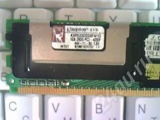 Лот: 413409. Фото: 1. 1gb kingston kvr533d2d8f4 2rx8... Оперативная память