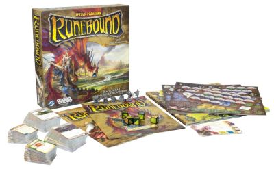 Лот: 11347274. Фото: 1. Настольная игра Runebound (3-я... Настольные игры, карты