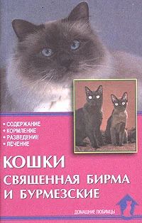 Лот: 3675262. Фото: 1. Книга Кошки священная бирма и... Домашние животные