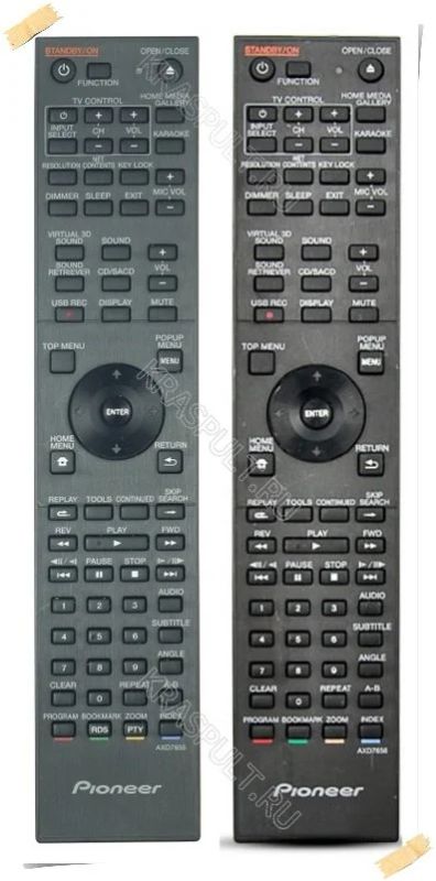 Лот: 15906707. Фото: 1. Пульт PIONEER AXD7655, AXD7656. Пульты ДУ