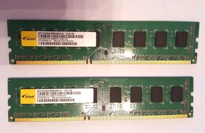 Лот: 6642385. Фото: 1. Память оперативная DDR3 2Gb Elixir... Оперативная память