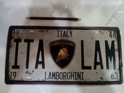 Лот: 8850731. Фото: 1. ретро номер Lamborghini. Другое (значки, медали, жетоны)