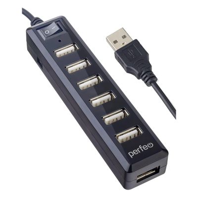 Лот: 25010429. Фото: 1. USB_Хаб 7xUSB_Perfeo (PF-H034... USB хабы