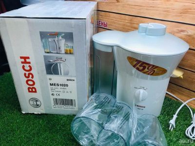 Лот: 14986185. Фото: 1. Соковыжималка Bosch MES1020 (2998... Кухонная