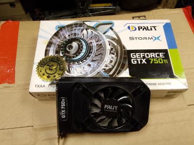 Лот: 22192107. Фото: 1. Видеокарта GeForce 750Ti. Видеокарты