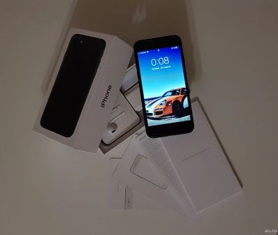 Лот: 13643468. Фото: 1. iPhone 7 Black 128. Смартфоны