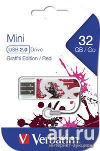Лот: 13389830. Фото: 1. Verbatim Mini Graffiti Edition... USB-флеш карты
