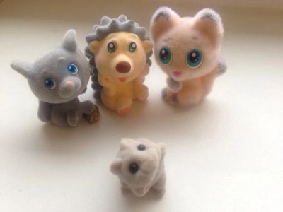 Лот: 3486953. Фото: 1. игрушки из киндера с рубля бархатные... Игрушки