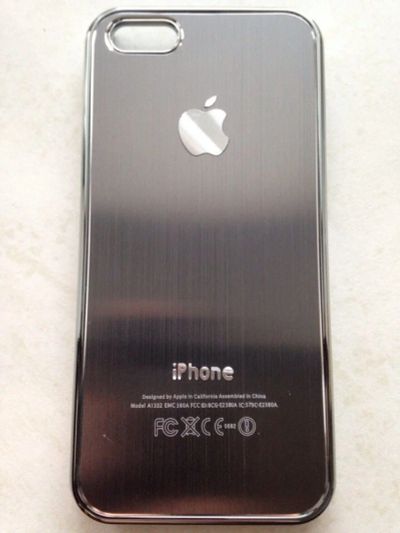 Лот: 4230975. Фото: 1. Чехол iPhone 5 / 5s серый 100РУБ... Чехлы, бамперы