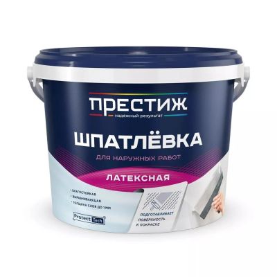 Лот: 24085145. Фото: 1. Шпатлевка Престиж, латексная... Смеси, шпатлевки, цемент