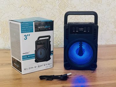 Лот: 25577422. Фото: 1. Bluetooth колонка с радио, новая. Портативные, беспроводные колонки