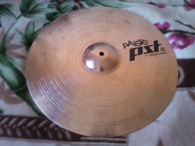 Лот: 3343561. Фото: 1. Paiste PST5 Medium Crash 17". Ударные